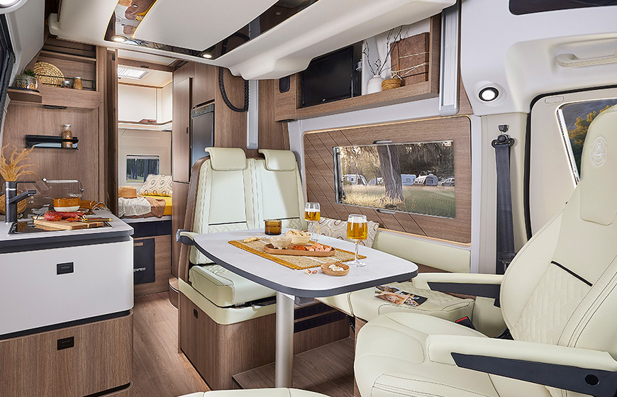 converted van CAMPER VAN XL SELECT - Living room