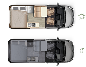 converted van CAP EASY SELECT - Implantation