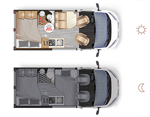 converted van D43 SELECT - Implantation