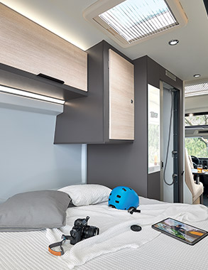 converted van Dreamer D51 ADDICT - Bedroom