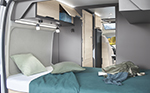converted van Dreamer D55 UP - Bedroom