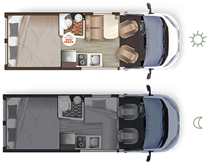 converted van LIFT VAN SELECT - Implantation